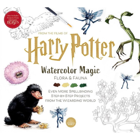 Harry Potter: Watercolor Magic: Flora and Fauna