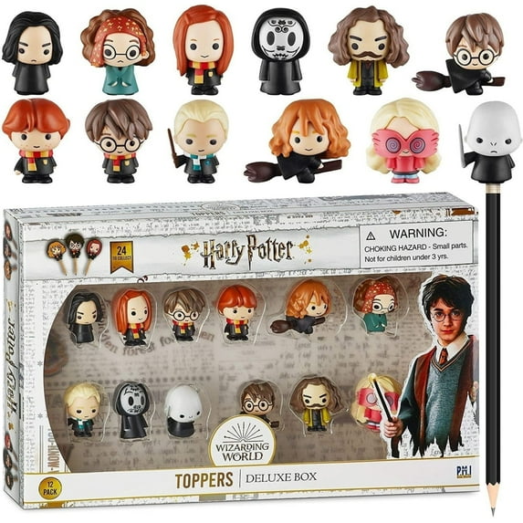 Harry Potter Wazarding World Pencil Toppers, 12 Piece