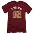 thumbnail image 1 of Harry Potter Weasley Jersey S/S Adult 30/1 T-Shirt Cardinal, 1 of 2
