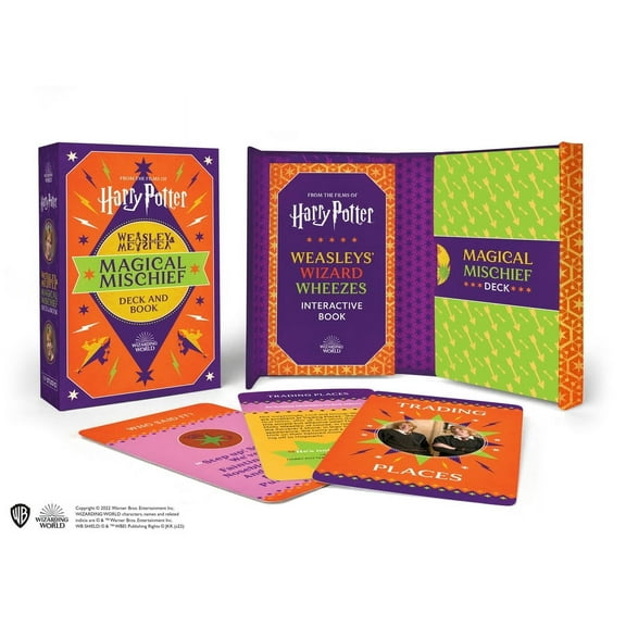 Harry Potter Weasley & Weasley Magical Mischief Deck and Book (Kit)