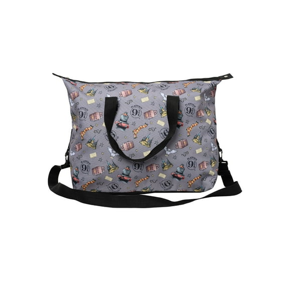 Harry Potter Weekender Duffel Bag Travel Carry-On All-Over Print Hedwig