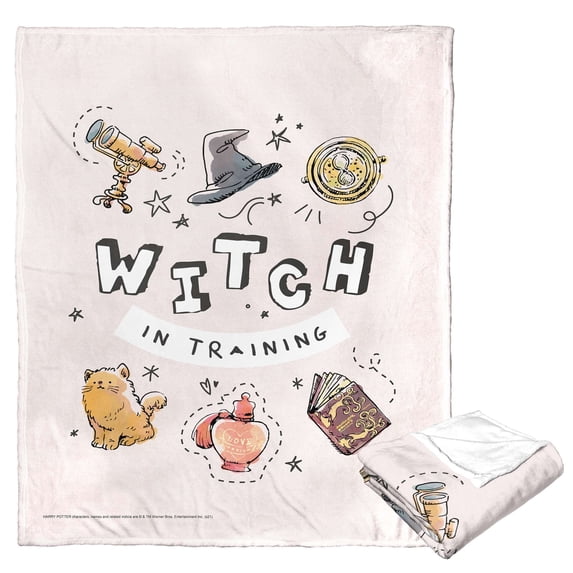 Harry Potter Witch In Training Kids Silk Touch Throw Blanket