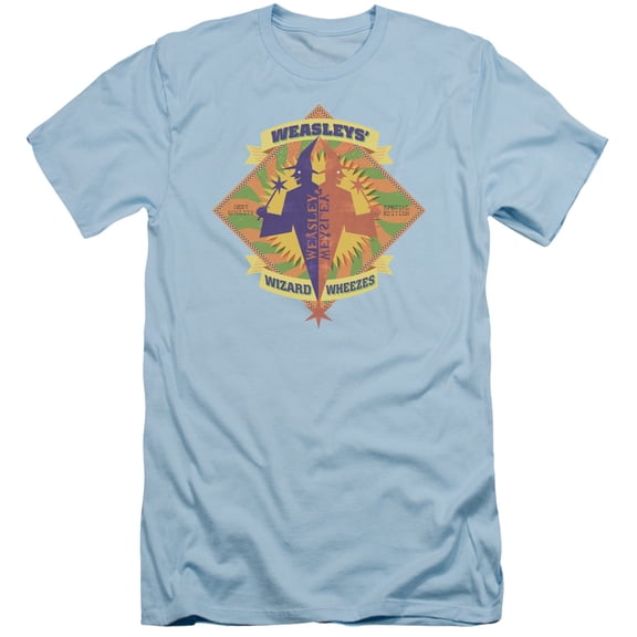 Harry Potter Wizard WheezeS/S S Adult 30/1 T-Shirt Light Blue