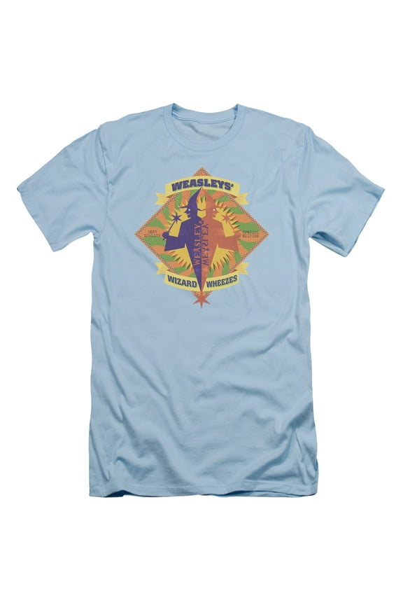 Harry Potter Wizard WheezeS/S S Adult 30/1 T-Shirt Light Blue