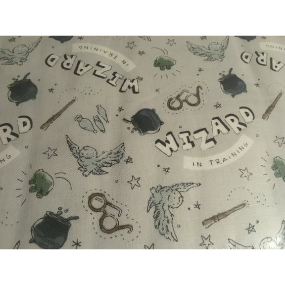 Harry Potter Wizard in training 100% cotton Fabric by the Half yard