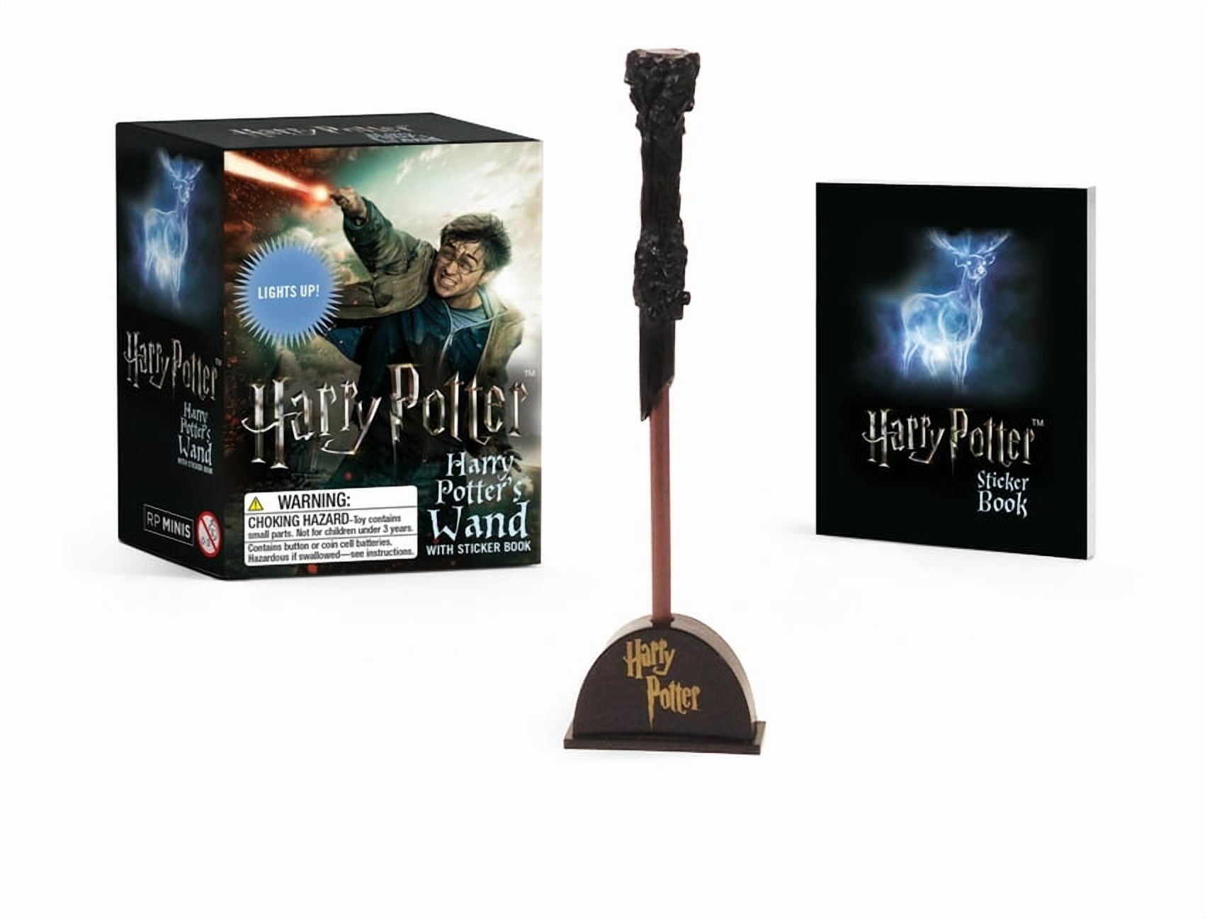 RUNNING PRESS Harry Potter Wizard's Wand with Sticker Book: Lights Up!