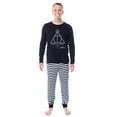 thumbnail image 1 of Harry Potter Wizarding World Deathly Hallows Adult Unisex Pajama Set, 1 of 6