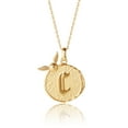 thumbnail image 1 of Harry Potter Wizarding World Golden Snitch Initial C Gold Plated Pendant Necklace, 18", 1 of 5