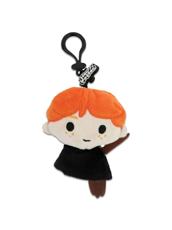 Harry Potter Wizarding World Ron Wand 4 Inch Plush Bag Clip