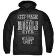 thumbnail image 1 of Harry Potter Wizards Unite Hidden Magic Adult Pullover Hoodie Sweatshirt Black, 1 of 1