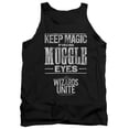 thumbnail image 1 of Harry Potter Wizards Unite Hidden Magic Adult Tank Top Black, 1 of 1