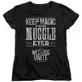 thumbnail image 1 of Harry Potter Wizards Unite Hidden Magic S/S Women's T-Shirt Black, 1 of 1