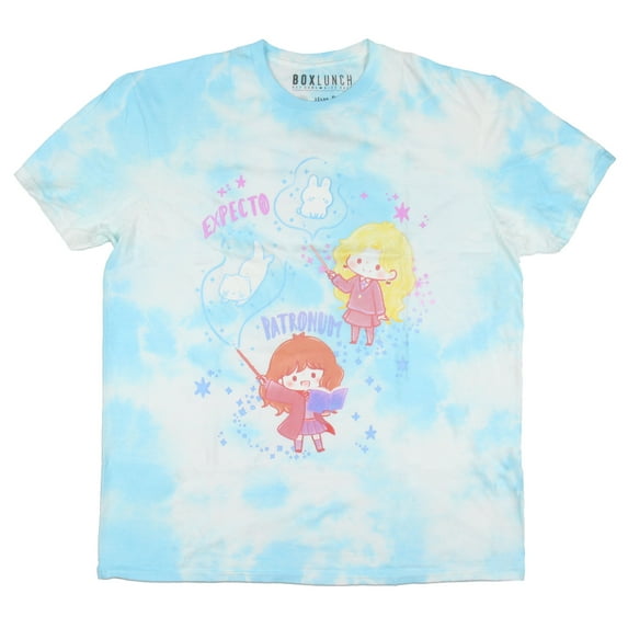 Harry Potter Women's Chibi Hermione Luna Lovegood Expecto Patronum Adult T-Shirt