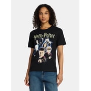 Harry Potter Women's Graphic Tee with Short Sleeves, Sizes XXS-XXL