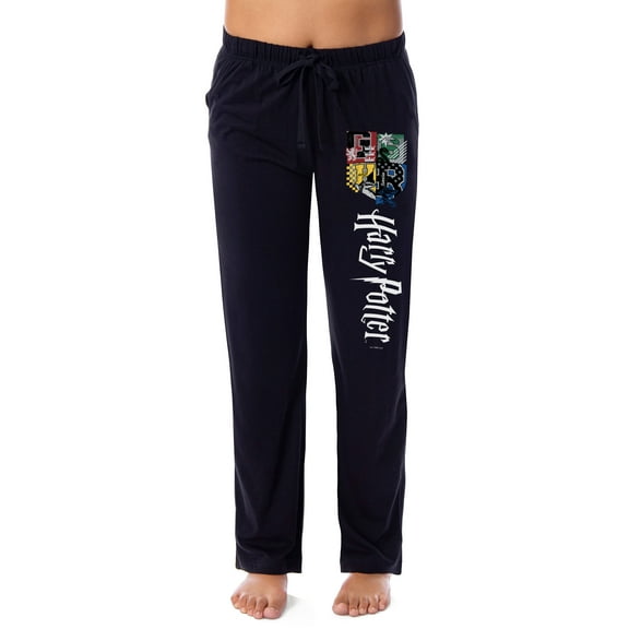 Harry Potter Women's Hogwarts House Crest Sleep Lounge Pajama Pants