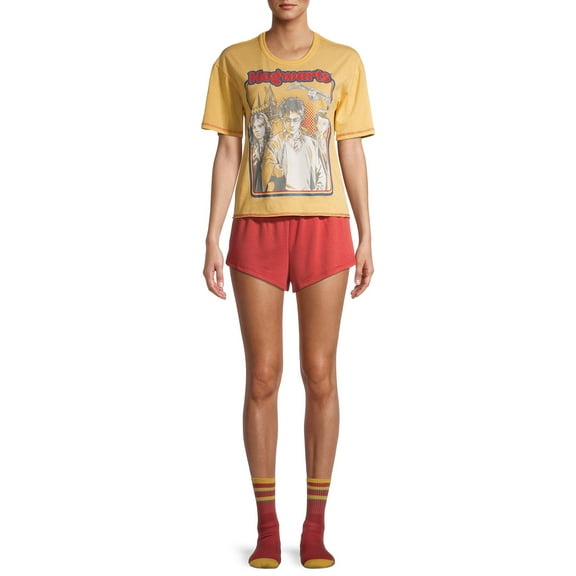 Harry Potter Women's Licensed Pajama Set, 3-Piece