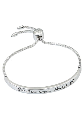 Women's Silver Plated "After all this time?...Always" Lariat Bracelet