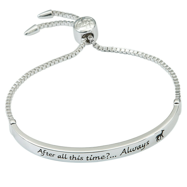 Harry Potter Women's Silver Plated After all this time?Always Lariat  Bracelet 