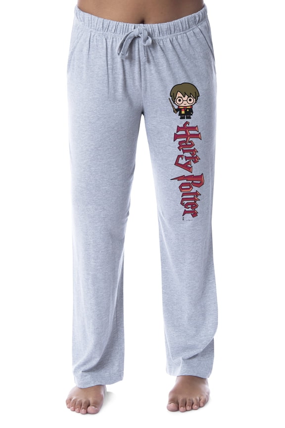 Harry Potter Womens' Chibi Character Wizarding World Sleep Pajama Pants