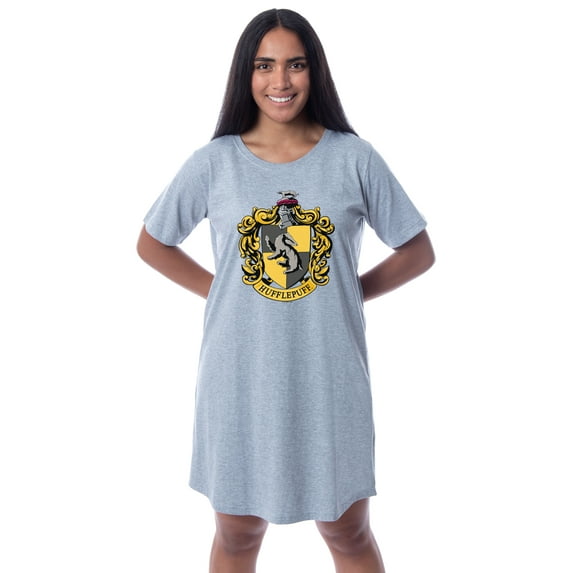 Harry Potter Womens' Hogwarts All Houses Nightgown Sleep Pajama