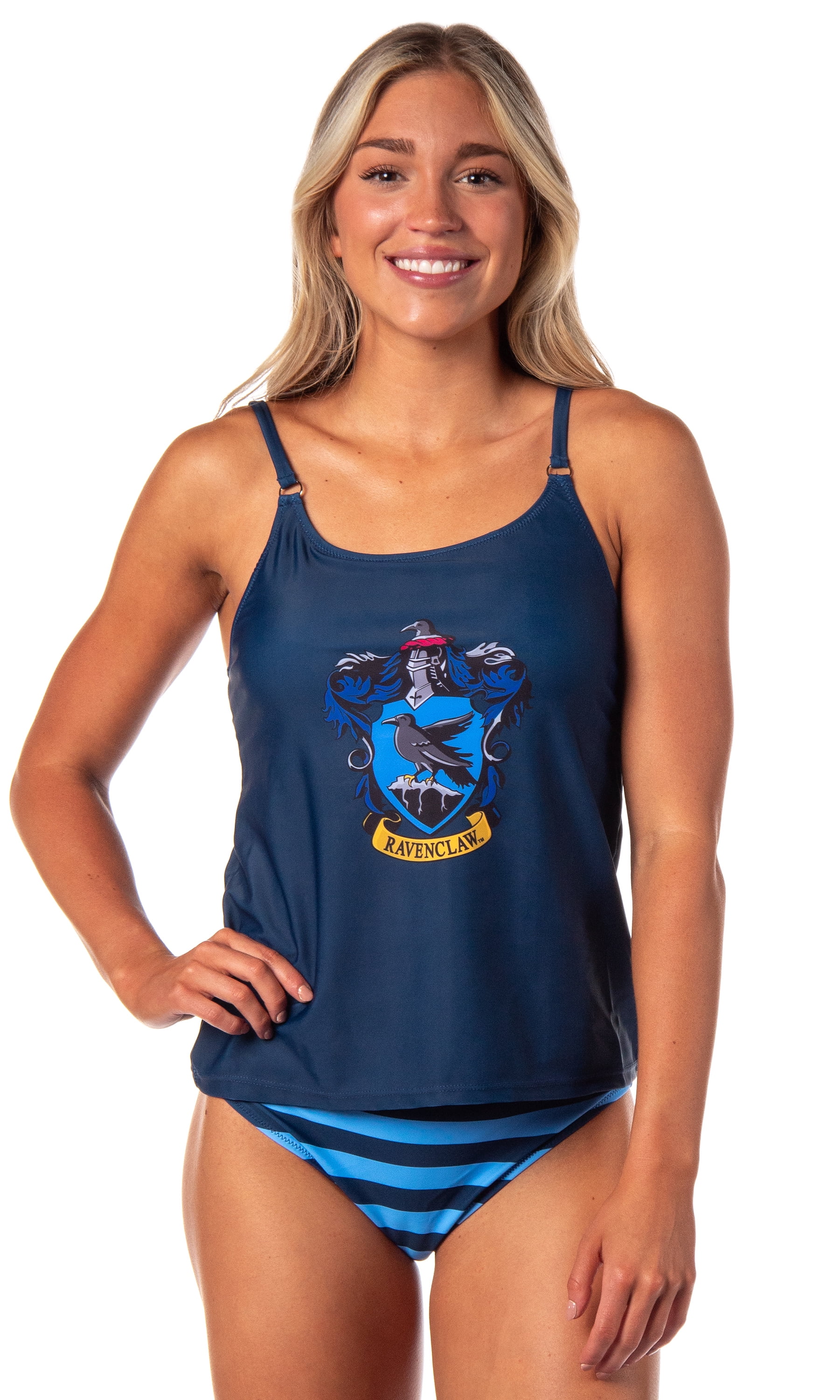 Harry Potter Womens Hogwarts Wizarding World Swimsuit Tankini Ravenclaw XL