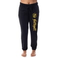 thumbnail image 1 of Harry Potter Womens' Hufflepuff House Crest Sleep Jogger Pajama Pants, 1 of 5