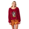 thumbnail image 1 of Harry Potter Womens' Sweater and Shorts Sleep Pajama Set-All Houses, 1 of 7