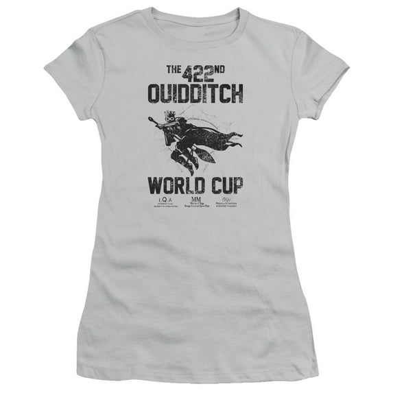 Harry Potter - World Cup - Juniors Teen Girls Cap Sleeve Shirt - Large