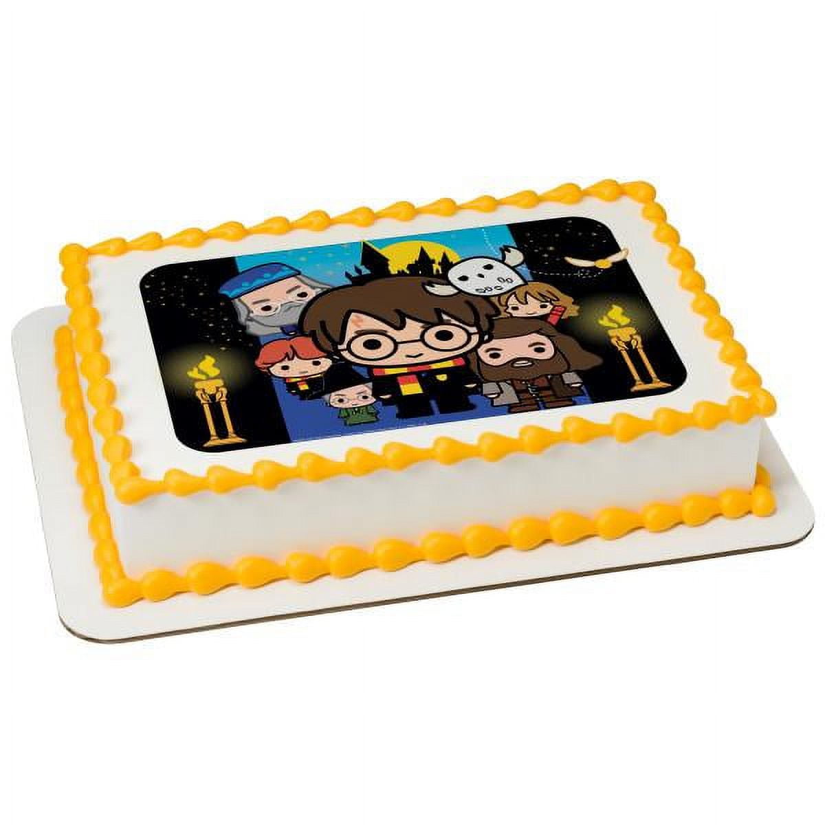 Harry Potter and Friends Edible Cake Topper Image 1/4 sheet