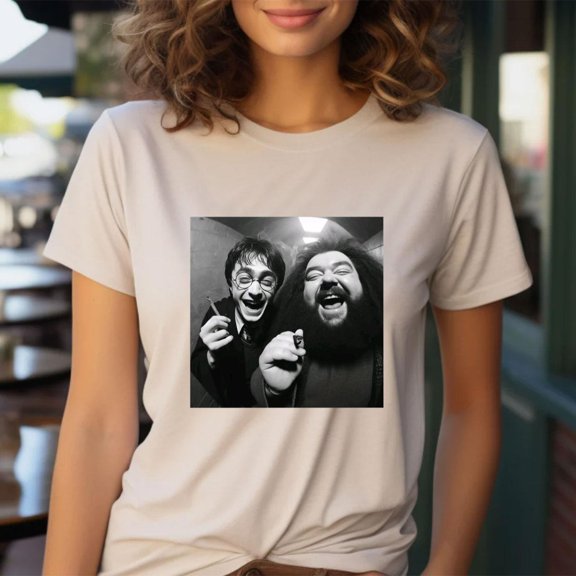 Harry Potter and Hagrid trip after party, Harry Potter tee-shirt, Humorous ,Fan gift, Harry Potter gift