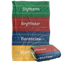 Harry Potter and The Deathly Hallows Part 2 Blanket, 36'x58' House Crest Silky Touch Super Soft Throw Blanket