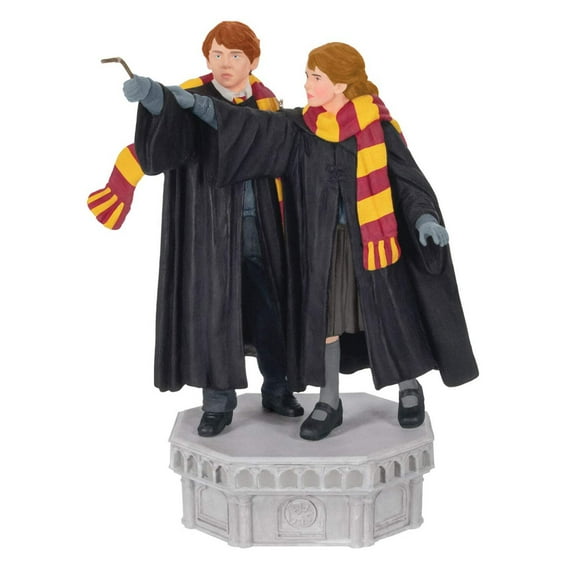 Harry Potter Ron Weasley and Hermione Granger Hallmark Keepsake Ornament
