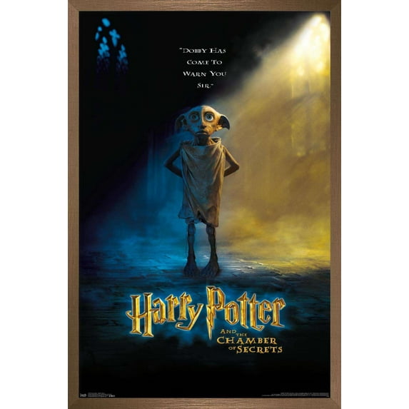 Harry Potter and the Chamber of Secrets - Dobby One Sheet Wall Poster, 14.725" x 22.375", Framed
