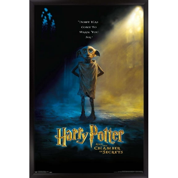 Harry Potter and the Chamber of Secrets - Dobby One Sheet Wall Poster, 14.725" x 22.375", Framed