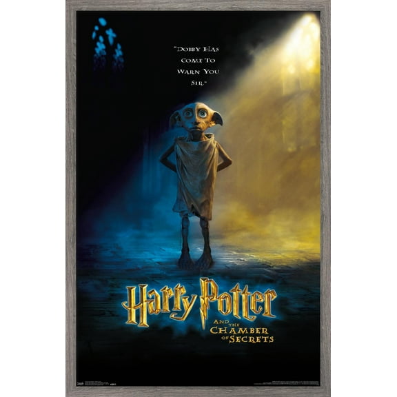 Harry Potter and the Chamber of Secrets - Dobby One Sheet Wall Poster, 22.375" x 34", Framed