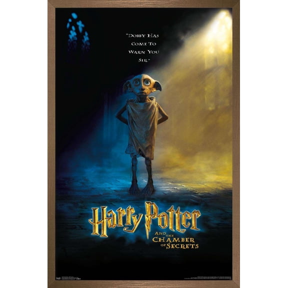 Harry Potter and the Chamber of Secrets - Dobby One Sheet Wall Poster, 22.375" x 34", Framed