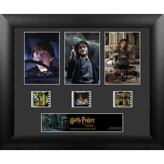 Harry Potter and the Chamber of Secrets (S1) Limited Edition 3 Cell Standard FilmCells Wall Art Presentation