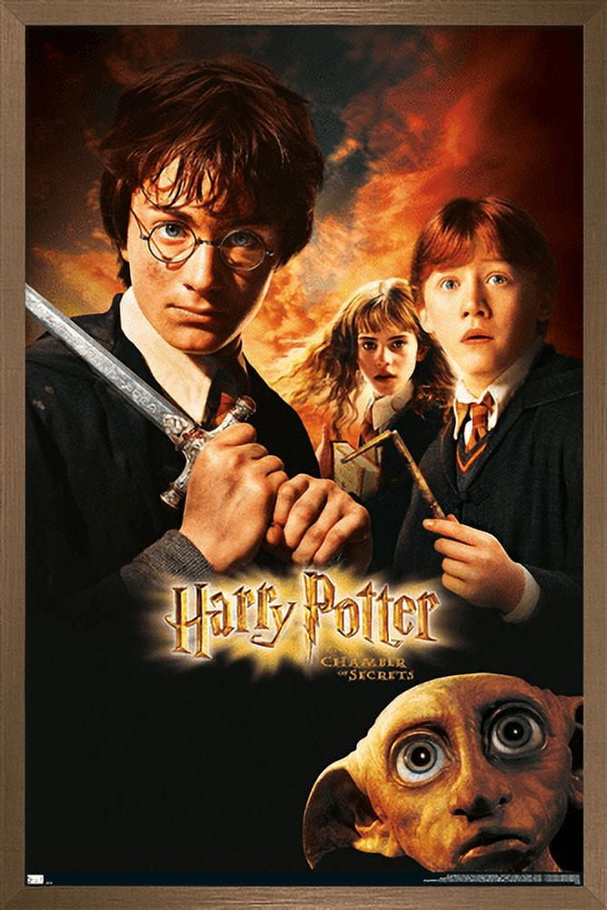 Harry Potter and the Chamber of Secrets - Sword One Sheet Wall Poster, 22.375" x 34", Framed
