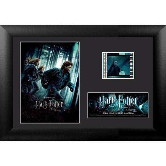Harry Potter and the Deathly Hallows (Movie Poster) Minicell FilmCells Framed Desktop Presentation USFC6406
