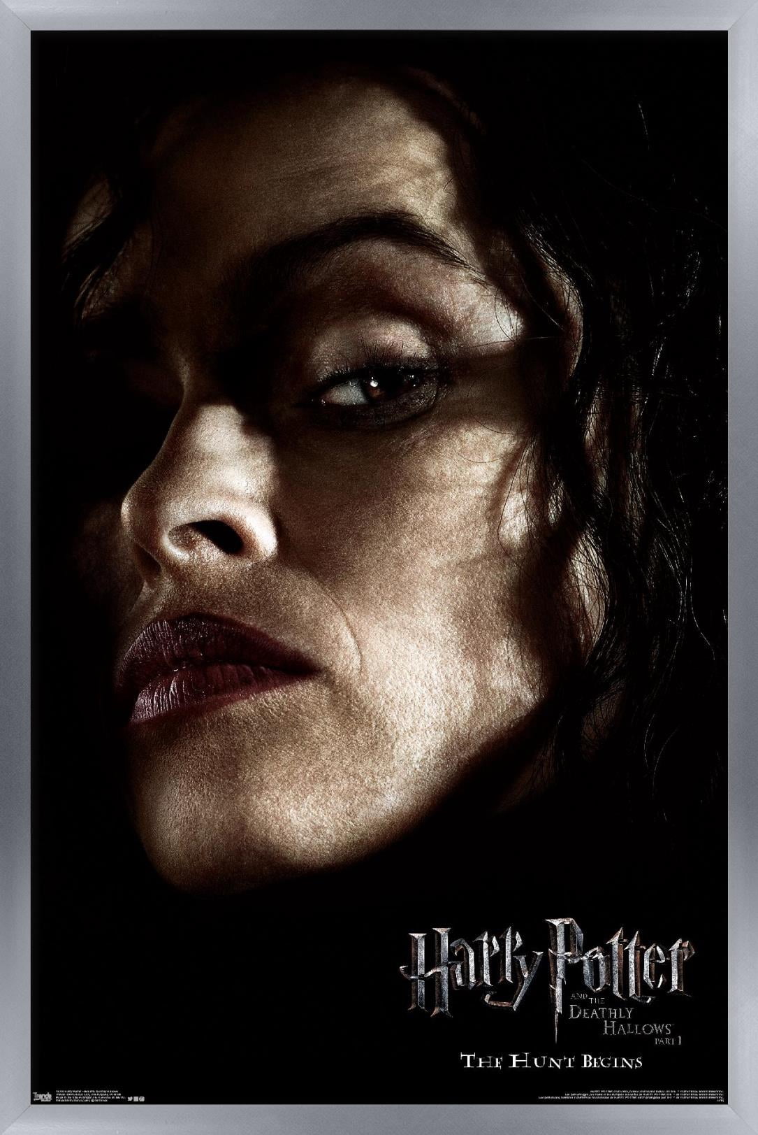 Harry Potter and the Deathly Hallows: Part 1 - Bellatrix One Sheet Wall Poster, 22.375" x 34", Framed
