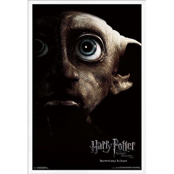 Harry Potter and the Deathly Hallows: Part 1 - Dobby One Sheet Wall Poster, 22.375" x 34", Framed