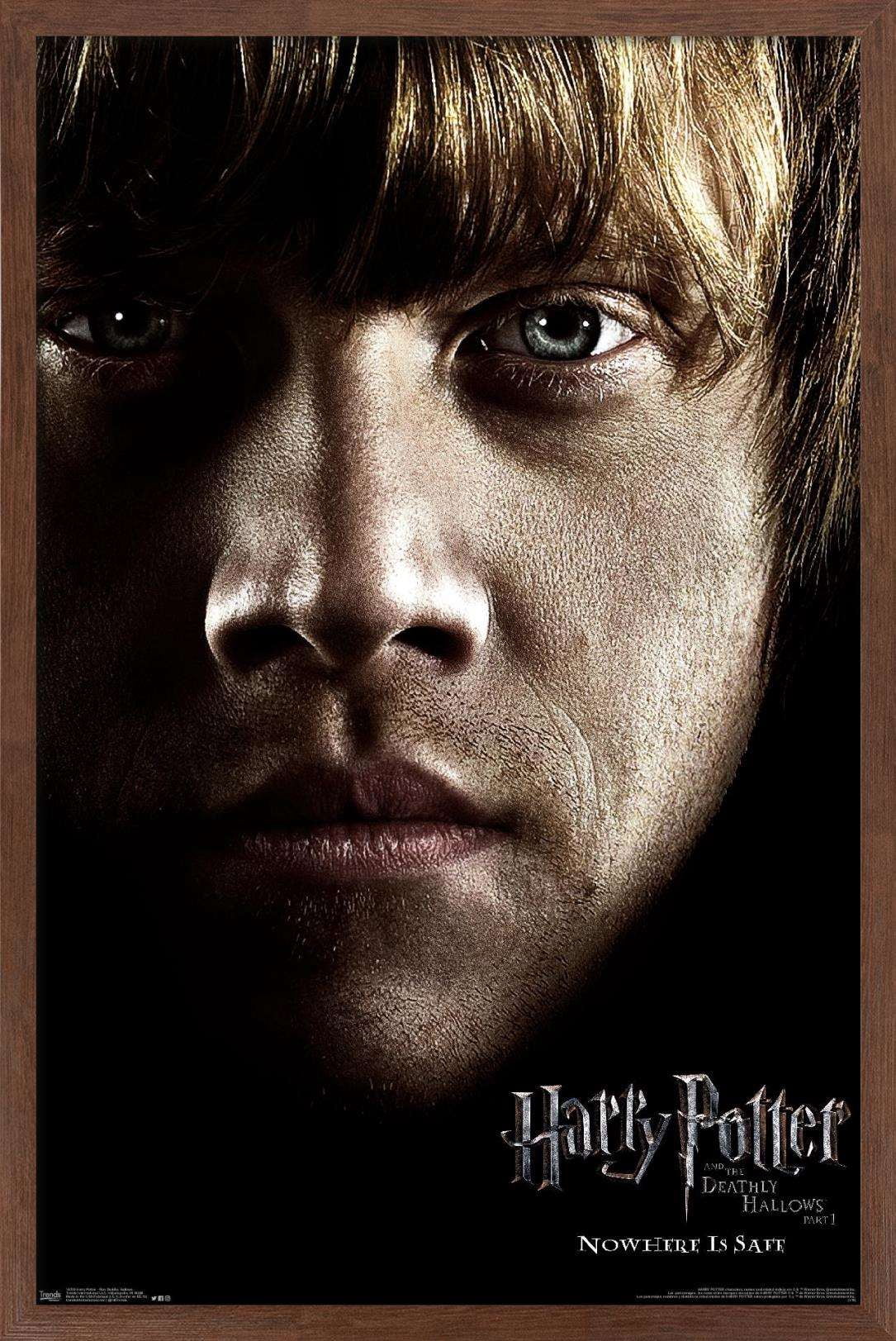 Harry Potter and the Deathly Hallows: Part 1 - Ron One Sheet Wall Poster, 14.725" x 22.375", Framed