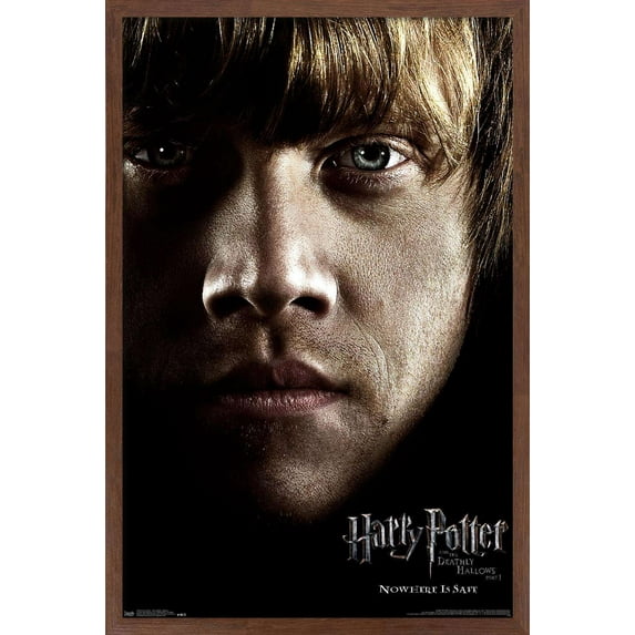 Harry Potter and the Deathly Hallows: Part 1 - Ron One Sheet Wall Poster, 14.725" x 22.375", Framed