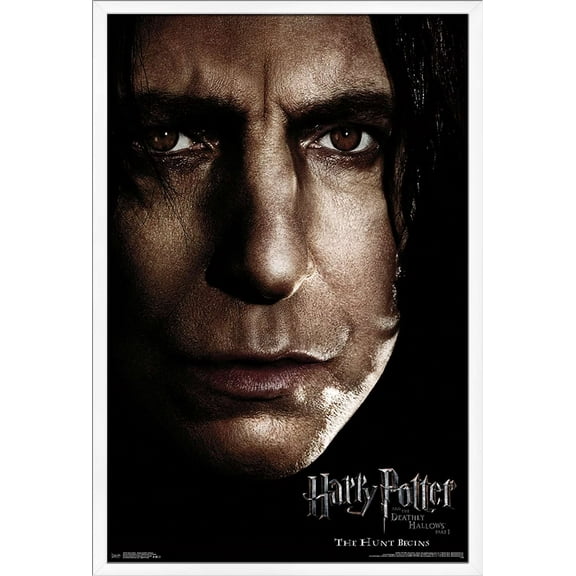 Harry Potter and the Deathly Hallows: Part 1 - Snape One Sheet Wall Poster, 22.375" x 34", Framed