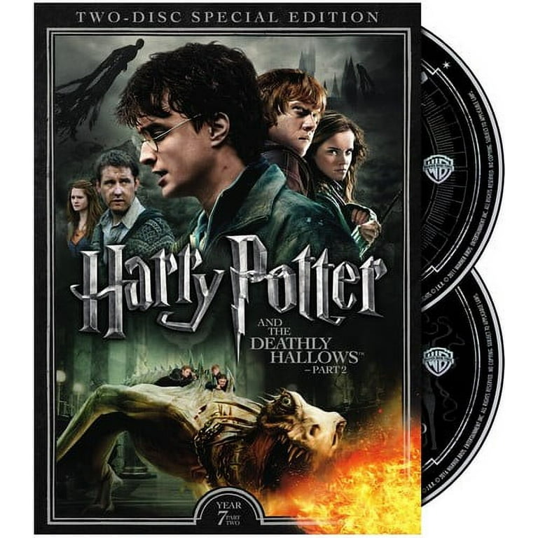 Harry Potter and the Deathly Hallows Part 2 DVD Warner Home Video Action Adventure Walmart