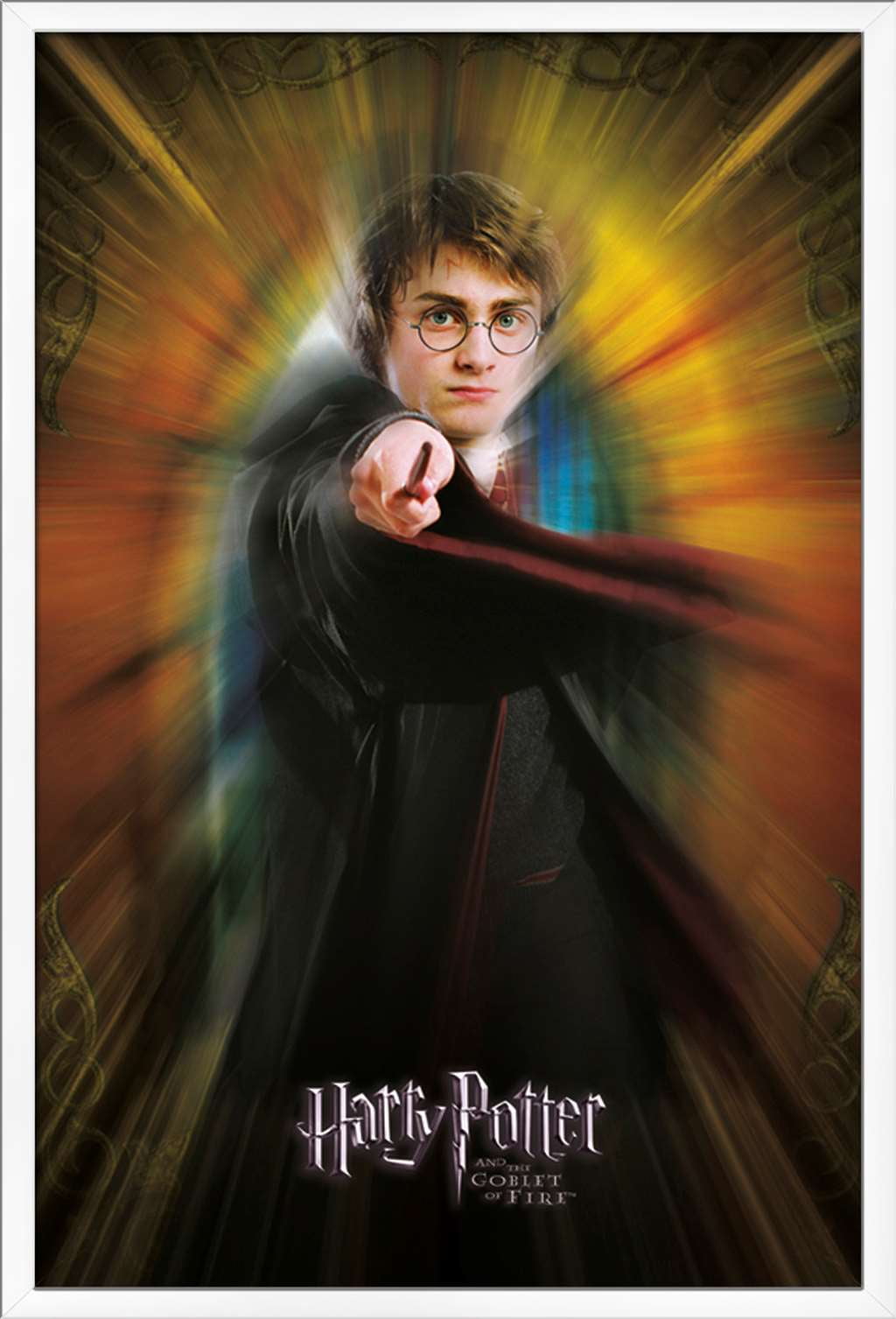 Harry Potter and the Goblet of Fire - Harry One Sheet Wall Poster, 22.375" x 34", Framed