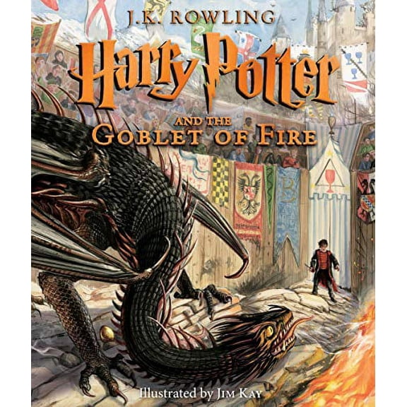 Pre-Owned Harry Potter and the Goblet of Fire: The Illustrated Edition (Harry Potter, Book 4): Volume 4 (Hardcover) 0545791421 9780545791427