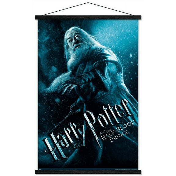 Harry Potter and the Half-Blood Prince - Dumbledore One Sheet Wall Poster with Wooden Magnetic Frame, 22.375" x 34"
