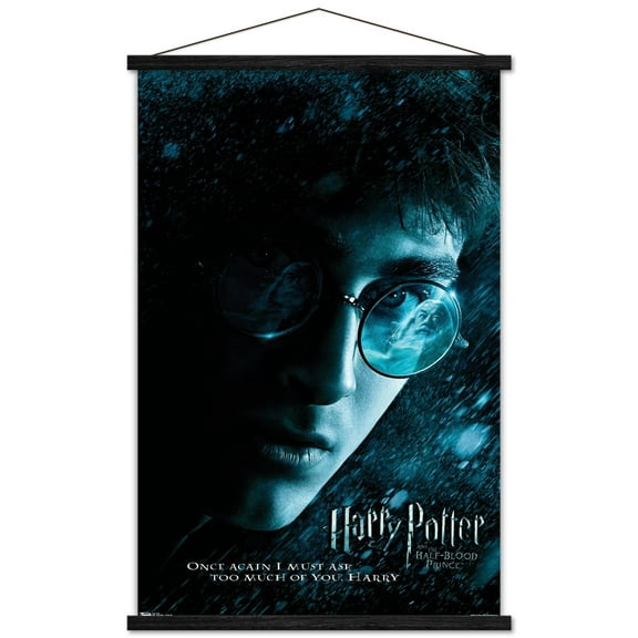 Harry Potter and the Half-Blood Prince - Harry Close-up One Sheet Wall Poster with Wooden Magnetic Frame, 22.375" x 34"