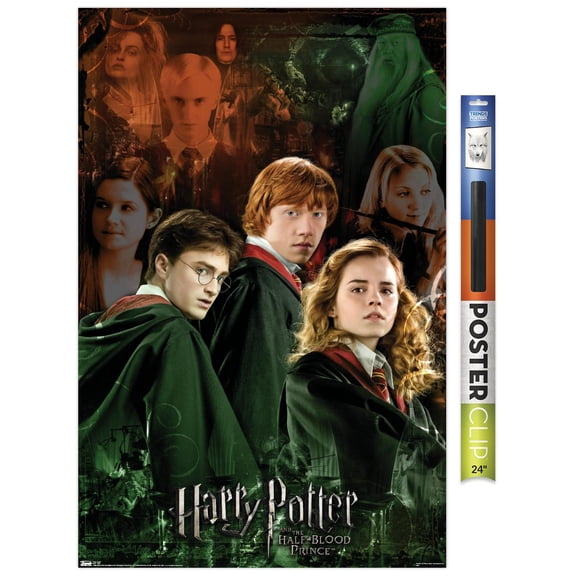 Harry Potter and the Half-Blood Prince - Trio Collage Wall Poster, 22.375" x 34"